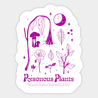 Poisonous Plants Sticker